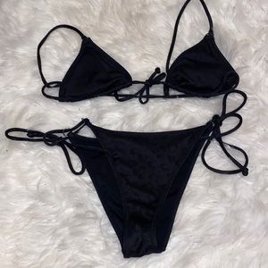black cheetah bikini